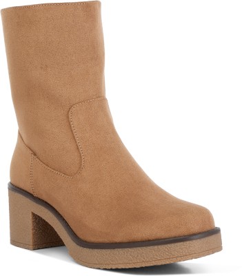 London Rag SH4348_TAN Boots For Women(Beige)