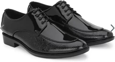 STIFRON Luxury formal shoe for men|comfort| Trending formal/lace up for men Party Wear For Men(Black , 6)