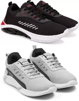 ELASA TY-TOOFAN BLACK_MINT GREY Outdoors For Men(Black , 7)