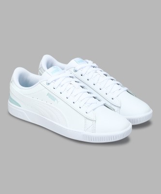 PUMA Vikky v3 Lthr Casuals For Women(White , 8)