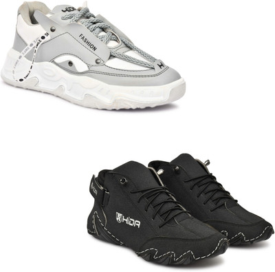 Hida Wrestling Shoes For Men(Grey, Black , 7)
