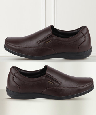 Bata Formal Office/Work Daily Shoes For Men(Brown , 10)