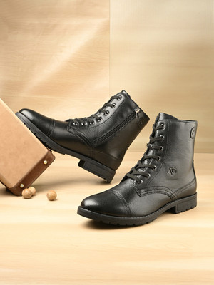 VALENTINO Boots For Men(Black , 9)