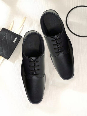 Kzaara Lace Up For Men(Black , 8)