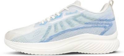 WALKAROO Walking Shoes For Men(White, Blue , 10)