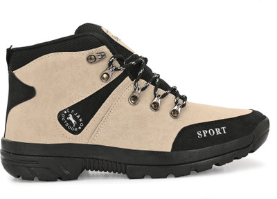 Zsyto Boots For Men(Beige, Black, Tan , 7)