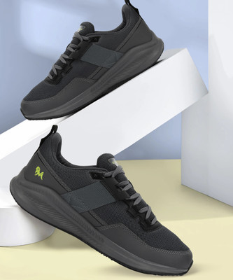 Neemans The Exuberants Lightweight, Stylish & Comfortable Sneakers For Men(Grey, Black , 8)