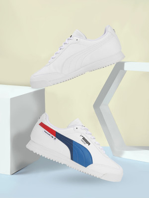 PUMA BMW MMS Roma Via Sneakers For Men(White , 10)