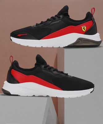 PUMA Ferrari Electron E Pro Sneakers For Men(Black , 8)