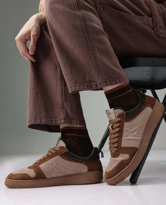 Rare Rabbit Sneakers For Men(Beige , 10)