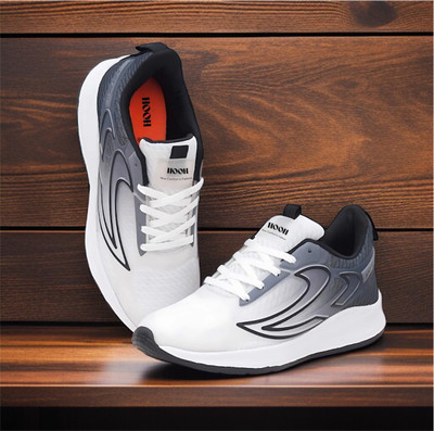 HOOH-Now Comfort in Fashion Sneakers For Men(Black , 9)