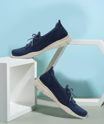 Skechers SEAGER - CASUALLY Sneakers For Women(Blue , 3)