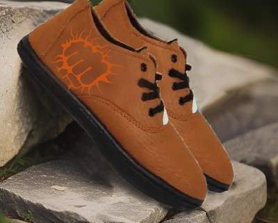KANEGGYE CASUALS FOR MEN & KIDS Casuals For Men(Tan, Orange , 10)