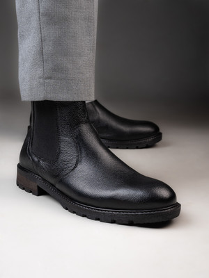 ALBERTO TORRESI Boots For Men(Black , 8)