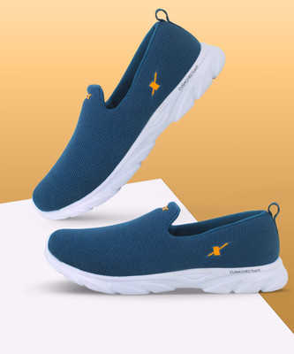 Sparx SM 675 Walking Shoes For Men(Blue, Yellow , 10)