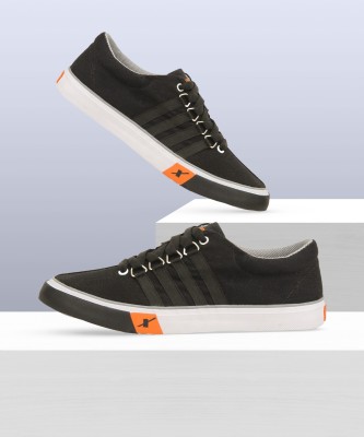 Sparx SM 162 | Stylish, Comfortable | Canvas Shoes For Men(Black , 40 UK/India)