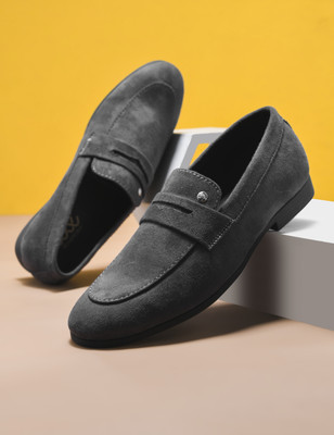 Wave Walker WW-CHARGE Loafers For Men(Grey , 9)