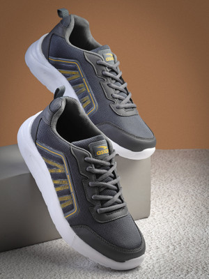 asian Casual Sneaker Shoes for Men | Soft Cushioned Insole || TOOFAN-03 For Men(Grey, Grey , 8)