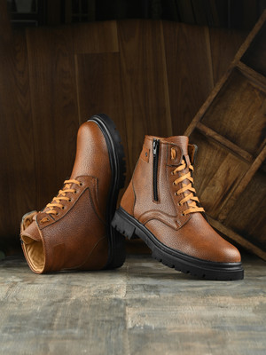 Roadster Boots For Men(Tan , 10)
