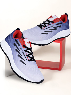 LANCER LEVEL-5NBL-RED Running Shoes For Men(Navy , 10)