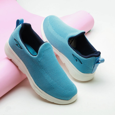 asian Asian Firefly-121 Women's Walking Shoes | Arch Support, Lightweight & Comfy Slip On Sneakers For Women(Blue , 6)