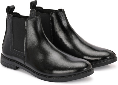 CALZENO Calzeno Chelsea Boot Boots For Men(Black , 6)