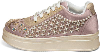 RETTROSE RR1222 GEMSTONE Sneakers For Women(Pink , 5)