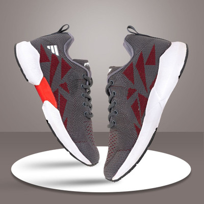 Khadim's Lightweight Comfort Extra Soft Trendy Premium Stylish Running Shoes For Men(Grey , 7)
