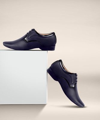 Aaeshu Mens & Boy stylish comfortable atractive formal shoe {Black} Derby For Men(Black , 10)
