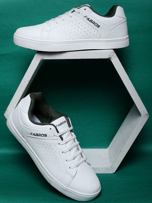 Abros STAGO Sneakers For Men(White, Olive , 10)