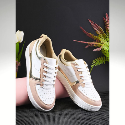 Roadster Sneakers For Women(Gold , 5)