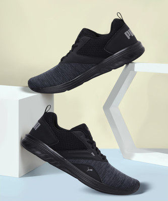 PUMA NRGY Comet Running Shoes For Men(Black , 6)