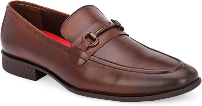 Harrykson London Harrykson London Men's Formal Leather Loafer Shoes-Genuine leather Loafers For Men(Brown , 9)