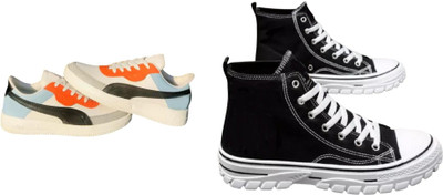 ANJRS Sports Running Shoes | Casual Sneakers for Daily Wear Casuals For Men(Multicolor , 8)