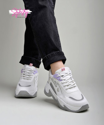 Stylestry Sneakers For Women(White , 4)