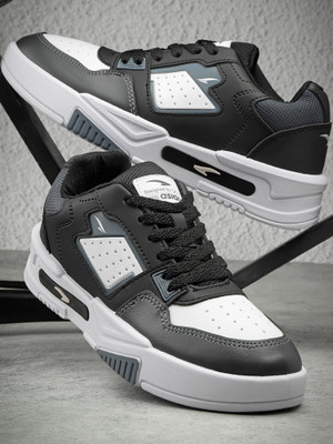 asian Casual Shoe Mexico-02 Sneakers For Men(Black, Grey , 10)