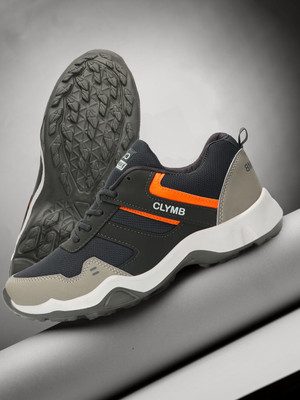 CLYMB DL-ES21 Grey Walking/Outdoor/Sneakers For Men Sneakers For Men(Grey , 8)