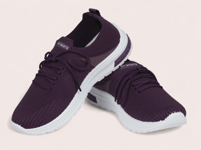 house of common HC M7-3012 Lightweight Sneakers For Women(Purple , 5)