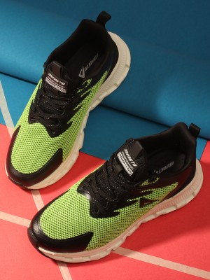 Impakto by Ajanta Running Shoes For Men(Black, Green)