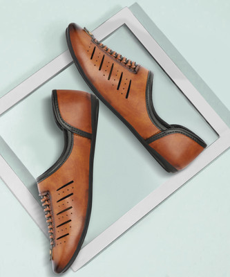 Empeno Stylish/Party Wear/Casual/Light Weight/Trending/Fancy Mojaris For Men(Tan , 10)