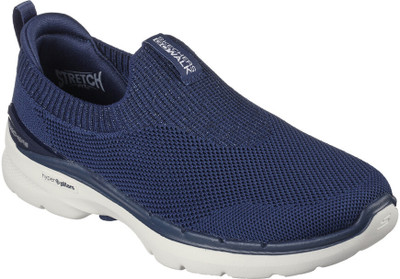 Skechers GO WALK 6 - VIBRANT SMILE Walking Shoes For Women(Blue , 7)