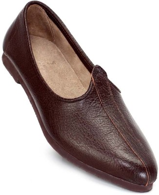 SHATHI Mojaris For Men(Brown ,)