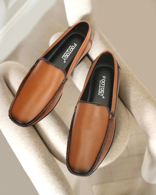 FOOTOGY Lightweight & Comfortable Daily Wear Loafers Loafers For Men(Tan , 8)