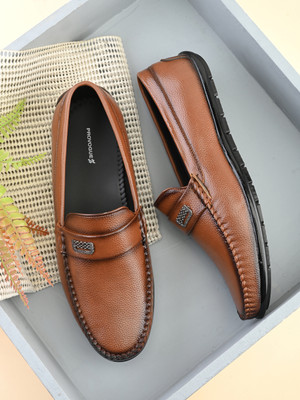 PROVOGUE Slip On For Men(Tan , 6)