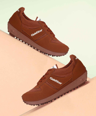 GOLDSTAR 602 Running Shoes For Men(Brown , 8)