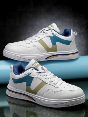 asian Casual Sneaker Shoes For Men | Stylish and Comfortable | Sydney-01 Sneakers For Men(White, Blue)