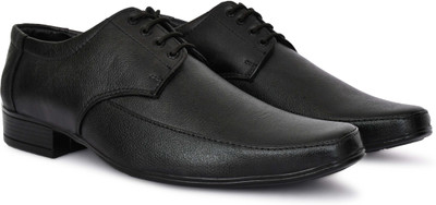 vipanshifootwear Leather Mid-Top Formal Shoes Men's/Office Leather Shoe For Men Derby For Men(Black , 8)