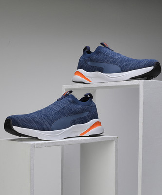 PUMA Softride Rift Runlyn Knit Running Shoes For Men(Blue , 8)