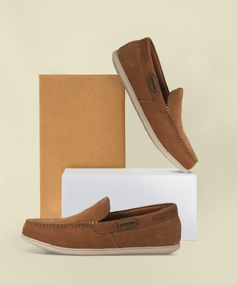 WOODLAND Boat Shoes For Men(Brown , 7)