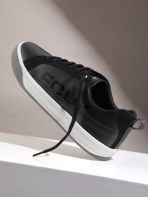 FCUK Sneakers For Men(Black , 6)